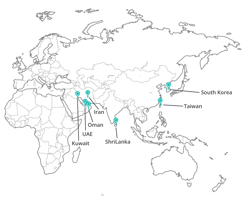 world map